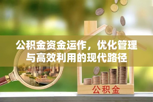 新民公积金资金运作，优化管理与高效利用的现代路径