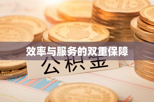 新民效率与服务的双重保障