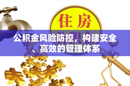 新民公积金风险防控，构建安全、高效的管理体系